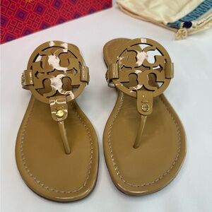Tory Burch Miller Patent Sandal Size 7.5